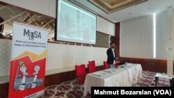 MLSA tarafından Diyarbakır'da düzenlenen toplantıda gazetecilere hakları anlatıldı.