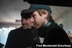 Freddy Macdonald on the set of one of his films. (Courtesy photo)