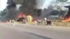 LIBERIA - EXPLOSION - FIRE - TRANSPORT
