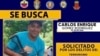 ARCHIVO - Imagen del cartel divulgado por las autoridades de Venezuela para dar con Carlos Enrique Gómez Rodríguez, alias "el Conejo".