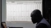 Results are displayed on a screen during the collation of the presidential election results at the Independent National Electoral Commission (INEC) headquarters in Yaba, in the suburbs of Lagos, in Nigeria, Feb. 26, 2023. 
