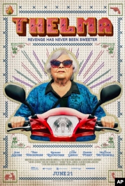 This image released by Magnolia Pictures shows promotional art for the film "Thelma." (Magnolia Pictures via AP)