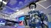 Drone penyerang tipe CH-817 dipamerkan dalam Pameran Penerbangan dan Dirgantara Internasional China di Zhuhai, provinsi Guangdong, pada 29 September 2021. (Foto: Reuters/Aly Song) 