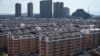 中國黑龍江省鶴崗市的住宅樓以低房價而聞名全國。（2023年7月4日）