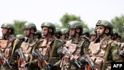 Ushtarakët armenë duke filluar pjesëmarrjen në stërvitjen "Eagle Partner"