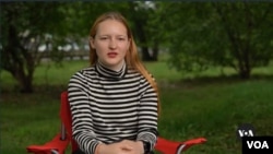 Violetta Soboleva, penerima beasiswa Fullbright. (VOA) 