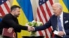 Ji civîneke Biden û Zelenskky di 7'ê Hezîrana 2024'an de li Parîsê.
