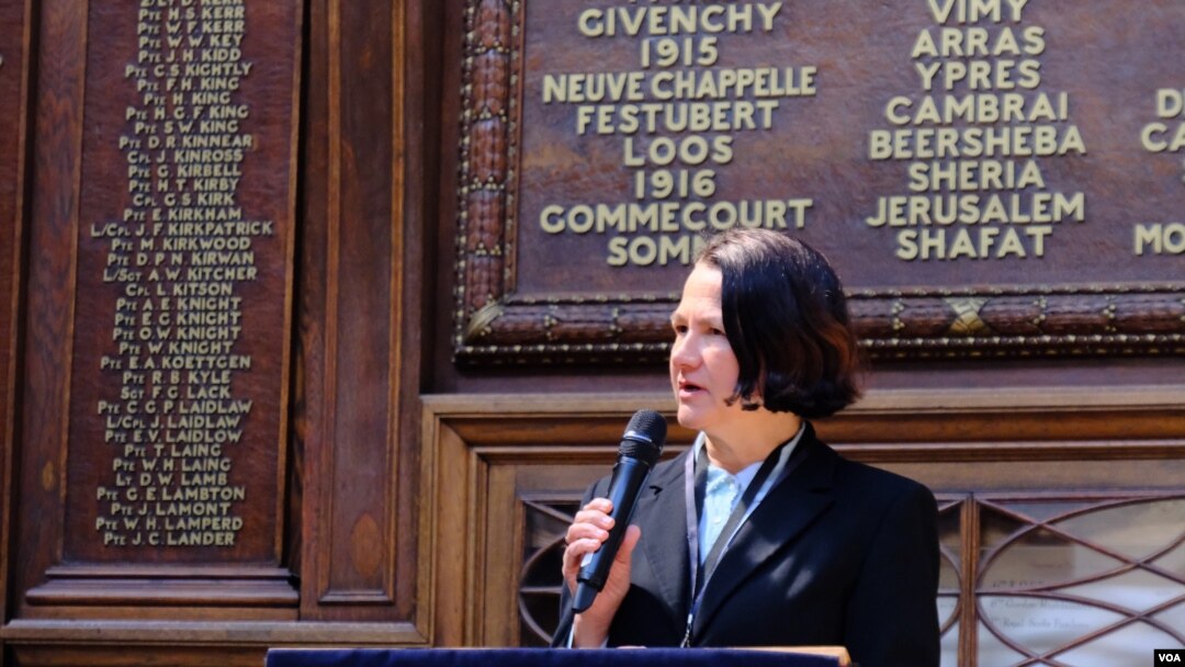 英國在野工黨的影子亞太事務國務大臣韋斯特(Catherine West)(攝影:美國之音鄭樂捷)