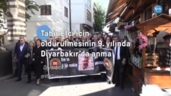 Tahir Elçi için öldürülmesinin 9. yılında Diyarbakır'da anma 