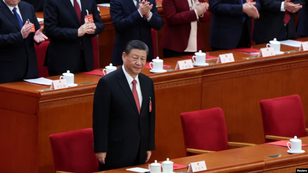 2024年3月11日習近平出席全國人民代表大會閉幕會議