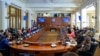 ARCHIVO - Miembros de la OEA en una sesión en octubre de 2023.