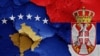 Zastave Kosova i Srbije