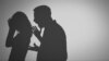 grey background with shouting fighting parents silhouette