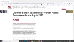 亞利桑那州立大學宣佈明年接棒主辦“人權新聞獎”