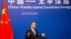 中国国务委员兼外长王毅在斐济出席太平洋岛国外长会议。（2022年5月30日）