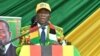 President Emmerson Mnangagwa addressing members of the Zanu PF Politiburo in Harare.