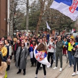 Studenti na putu za Beograd