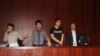 2019年5月14日上午，香港民主派议员准备召开法案委员会会议 （美国之音记者申华拍摄)
