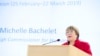 Michelle Bachelet, Haut-Commissaire des Nations unies aux droits de l'homme au Palais des Nations le 25 février 2019. (Photo ONU de Violaine Martin)