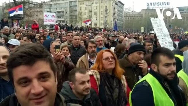 VIDEO Protest "Svi kao jedan – 1 od 5 miliona" u Beogradu