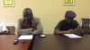 Munyori wesangano revarairidzi reZINEU, VaCharles Chinosengwa naVaTasaranarwo Farai veZimbabwe Democratic Teachers Union