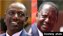 Willian Ruto iyo Raila Odinga