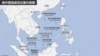 南中國海諸島位置示意圖。