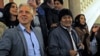 El presidente boliviano y candidato presidencial por el Movimiento al Socialismo (MAS), Evo Morales, y su vicepresidente Alvaro García Linera, asisten a una conferencia de prensa tras conocer los resultados parciales de la elección del domingo 20 de octubre 2019. AFP/Jorge Bernal
