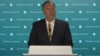 美国前国务卿蓬佩奥（Michael Pompeo）在华盛顿智库哈德逊研究所发表演讲。（照片来源：视频截图）