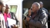 Zimbabwean opposition official Tendai Biti arrives at the magistrates courts in Harare, Thursday Aug. 9, 2018. Biti was deported to Zimbabwe following his arrest in Zambia after his asylum bid was rejected.