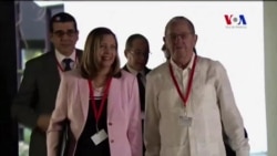 Llegada de las delegaciones
