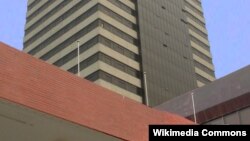 중국 베이징에 소재한 신화통신 본사.