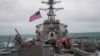 美国海军贝瑞号导弹驱逐舰(USS Barry)2020年11月21日进入南中国海执行任务（美国海军照片）