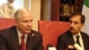 U.S. Defense Secretary Robert Gates and Italian Defense Minister La Russa speaking to reporters in Rome, Italy, 7 Feb 2010