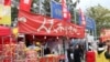 支联会维园春宵摊位“人民不会忘记” （美国之音记者申华拍摄）
