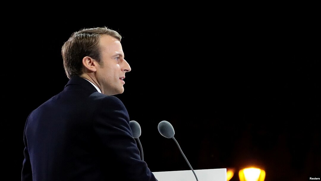 ရွေးကောက်ခံ ပြင်သစ်သမ္မတ Emmanuel Macron 