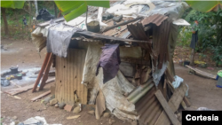 Foto da antiga casa da Vitória