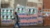 Des posters de campagne au centre de la capitale Antananarivo.