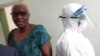 UDokotela Ruth Labode uhlola okwenzekala eWilkins Hospital eHarare. (Mlondolozi Ndlovu)