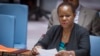 Bintou Keita, à l'époque où elle était secrétaire générale adjointe aux opérations de maintien de la paix, au siège de l'ONU, le 27 février 2018.