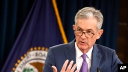 Archivo - Jerome Powell, Presidente de la Junta de la Reserva Federal, descarta nuevos ajustes a tasas de interés en lo que resta del presente año.
