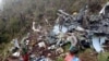 Bangkai helikopter yang diduga MI-17 milik TNI AD di Pegunungan Bintang, Papua. (Foto: TPNPB-OPM)