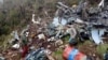 Bangkai helikopter yang diduga MI-17 milik TNI AD di Pegunungan Bintang, Papua. (Courtesy: TPNPB-OPM)