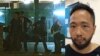 香港公民黨成員曾健超被拍到遭警員毆打受傷（蘋果日報圖片）