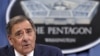 Defense Secretary Leon Panetta answers a question during a briefing at the Pentagon, May 10, 2012.