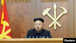 朝鲜最高领导人金正恩发表新年讲话（2015年1月1日）