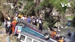 危地馬拉一輛巴士墜橋 至少55人死亡