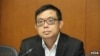 香港立法会民主党议员涂谨申 (美国之音记者申华 拍摄) 