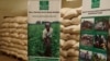 Signs of this year's bumper harvest in Malawi - bags of maize are stacked in a warehouse in the Mchinji district of central Malawi. (Photo: Lameck Masina for VOA)