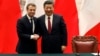 马克龙呼吁中国进一步开放市场